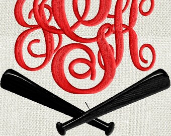 LARGE Font Frame Monogram Design -Font not included - EMBROIDERY designFILE - Instant download - Vp3 Dst Exp Jef Pes formats