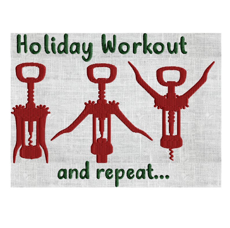 Wine Bottle Opener Cork Screw Quote holiday Workout and Etsy