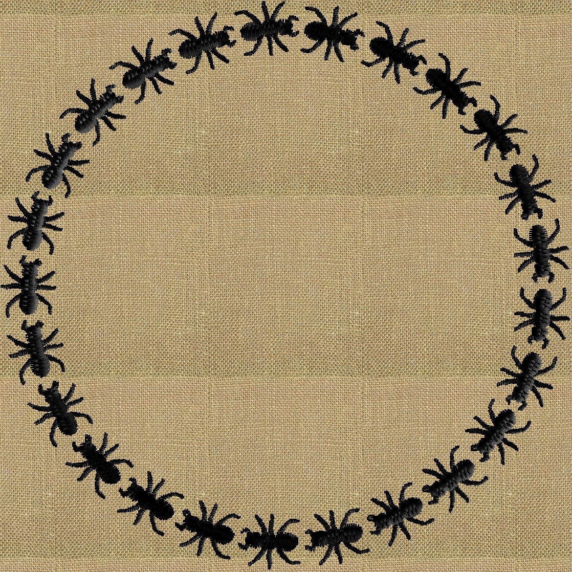 Ants Frame - Picnic - EMBROIDERY DESIGN FILE - Instant Download - 2 ...