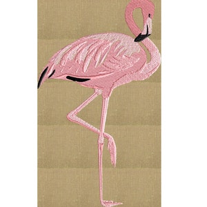 Flamingo - Embroidery DESIGN FILE Instant download Hus Dst Exp Jef Pes Vp3 - 2 sizes