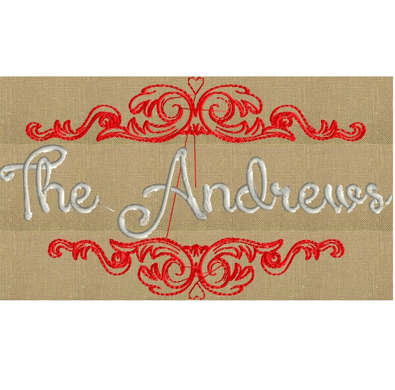 Enchanted font frame monogram embroidery design font not  etsy