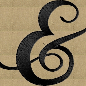 Und-Zeichen und Schrift Rahmen Monogramm EMBROIDERY DESIGN DATEI - Schriftart nicht enthalten - Sofortiger Download Dst Hus Jef Pes Exp Vp3 Format