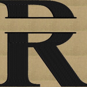 Split R Fonts Split R Font Frame Embroidery Design - Font Not Included - EMBROIDERY ...