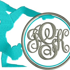 May include: A turquoise silhouette of a person doing a yoga pose with a gray circle containing a monogram of the letters "K.A.H." in a script font.