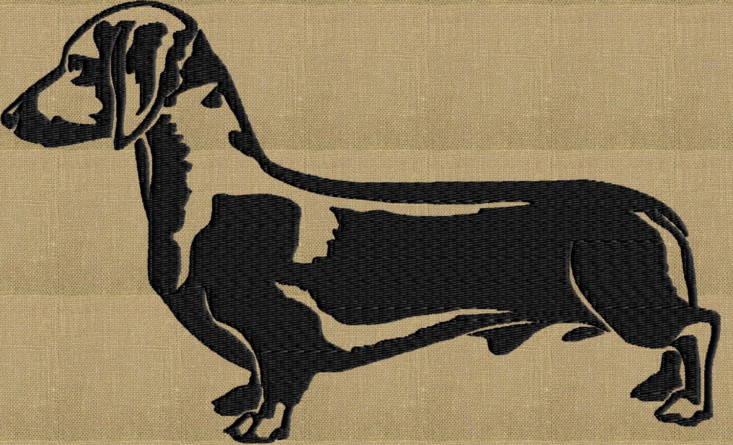 Dachshund Embroidery Design Embroidery DESIGN FILE Instant Etsy