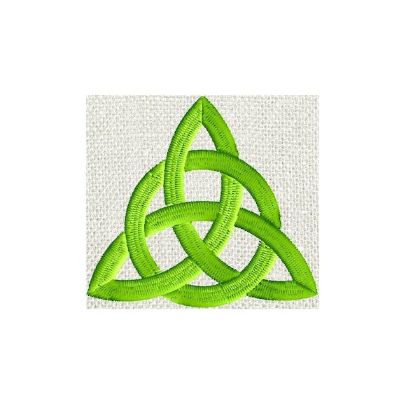 Mini Irish Celtic Knot Embroidery Design - EMBROIDERY DESIGN FILE - Instant download - 2 inch size - Dst Hus Jef Pes Vp3 Exp formats