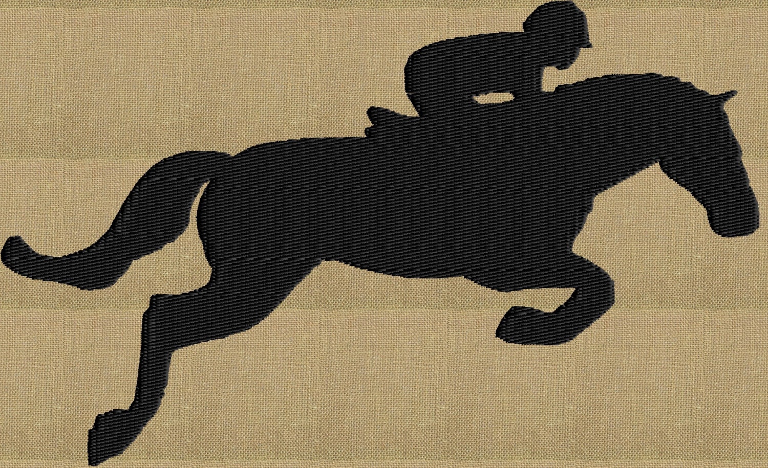 Horse jumping w rider jessecmault design jessecmault design  etsy