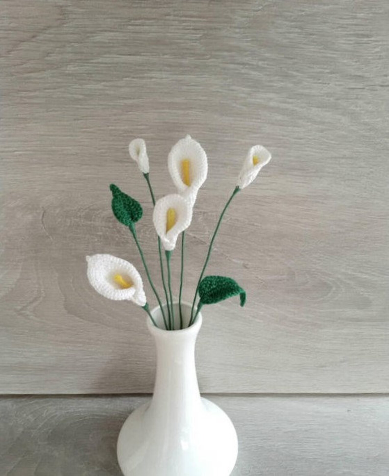 Crochet Calla Lily Bouquet Mother Day Gift Wedding Bouquet Mom Etsy