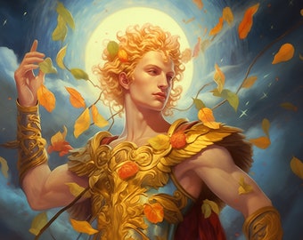 Apollo Print – Greek God of Music, Art, and Prophecy (Digital Download)