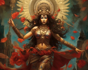 シャクティ - ヒンドゥー教の創造の女神 - デジタルダウンロード