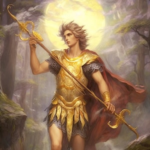 Apollo - Greek god of archery, music and dance, truth and prophecy, healing and diseases, the Sun digital download