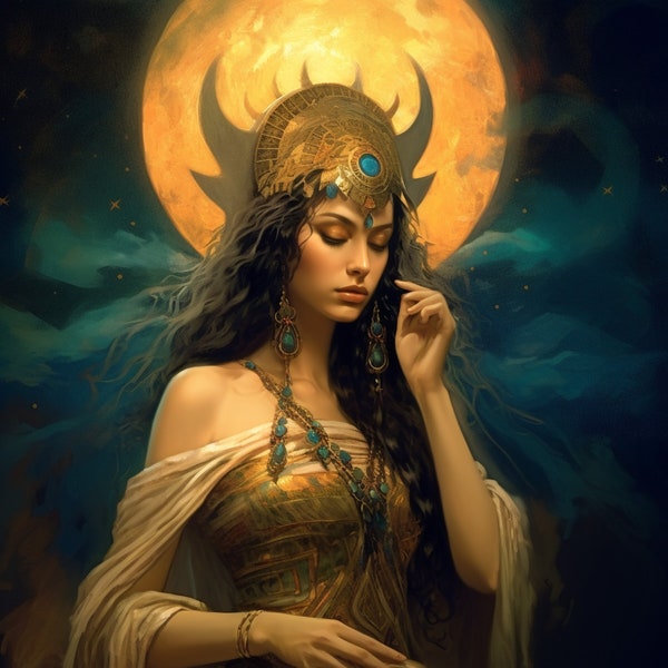 Ishtar - Goddess of Love and Sexuality as well as Goddess of War - digital download
