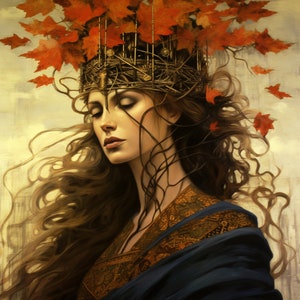 Demeter, Greek Goddess of the Harvest and Agriculture - digital download