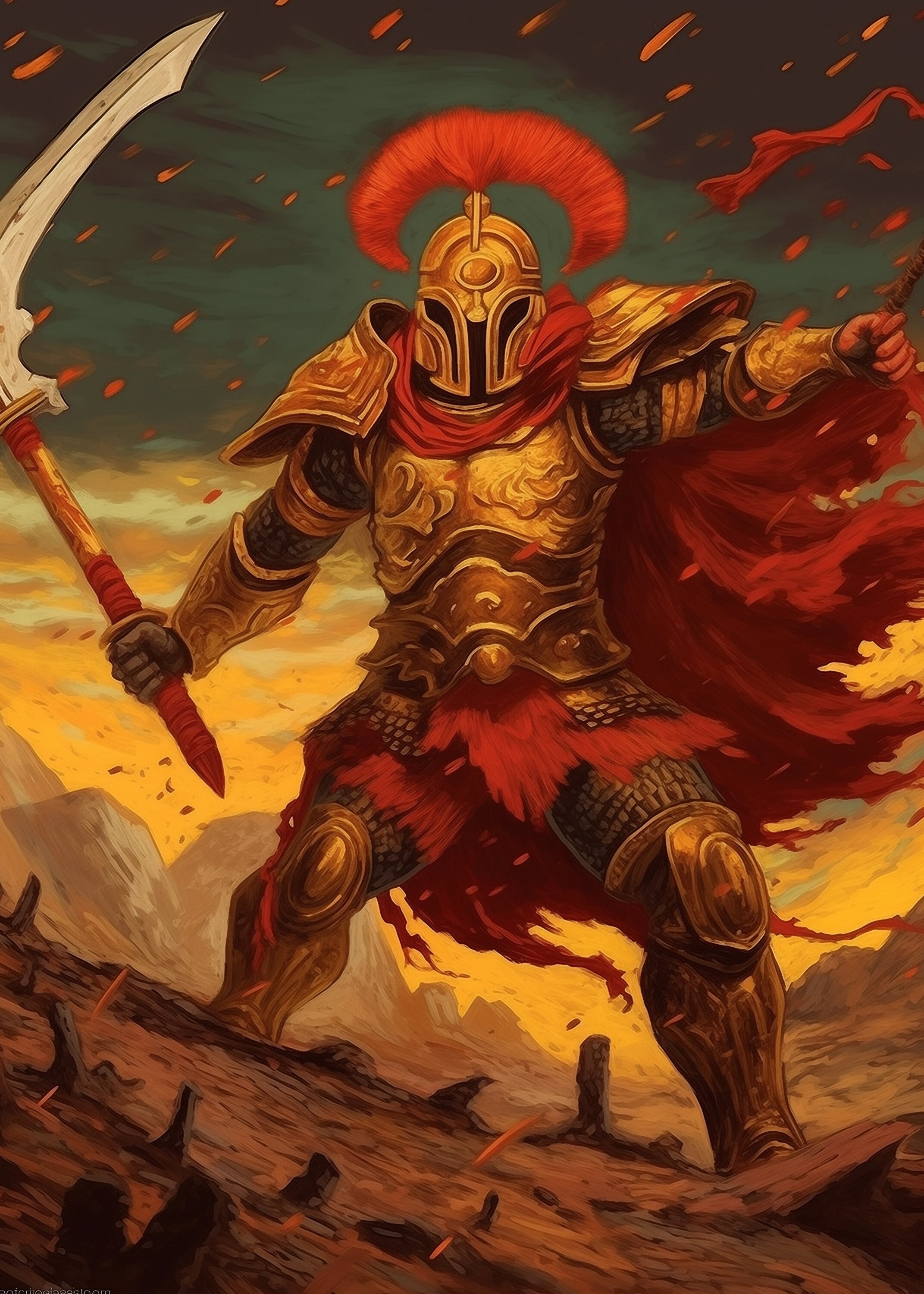 アレス - ギリシャ神話の戦争と勇気の神、戦いの精神 - デジタル