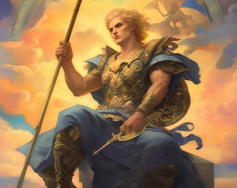 Apollo God Print – Greek Mythology Art (Digital Download)