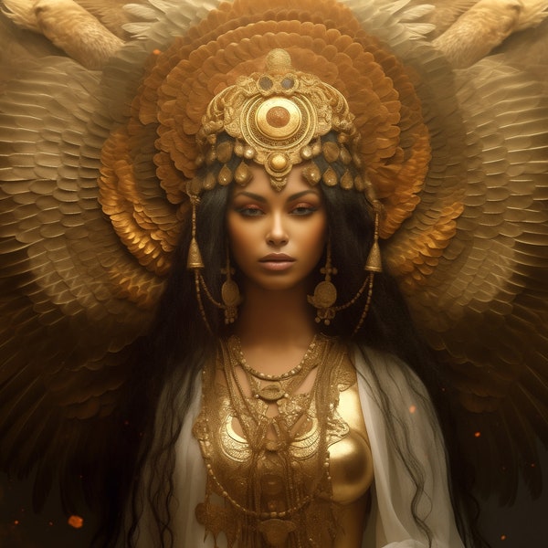 Goddess Shekinah - feminine divine presence of God - digital download