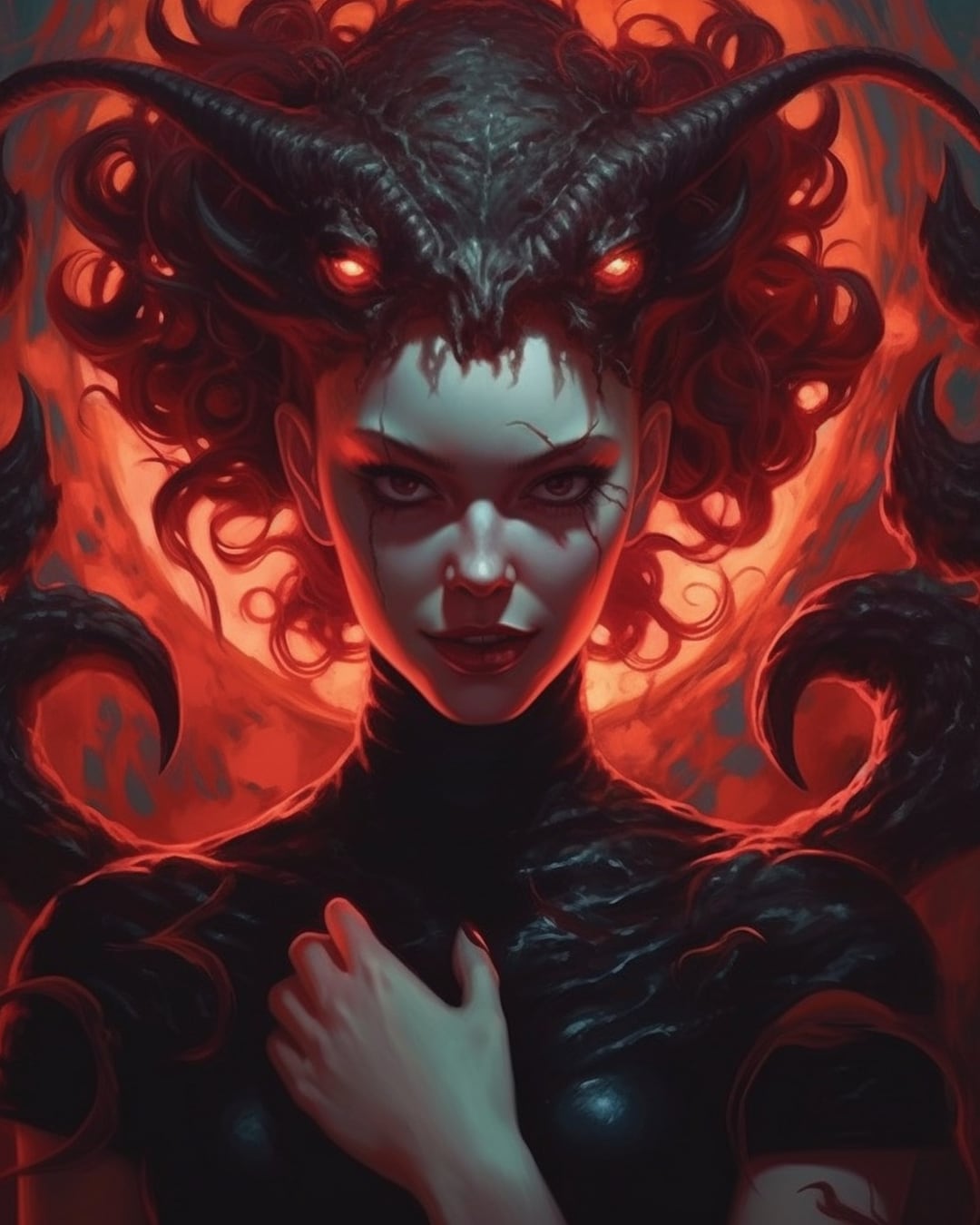 Lilith Color Lilith Dark Goddess Art – Divine Feminine Mythology (digital Download ...