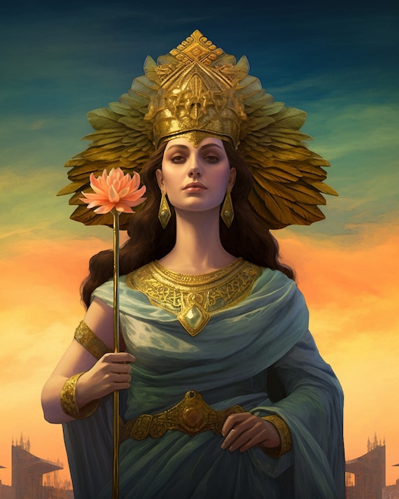 Hera Greek Goddess of Marriage, Women, the Sky and the Stars of ...