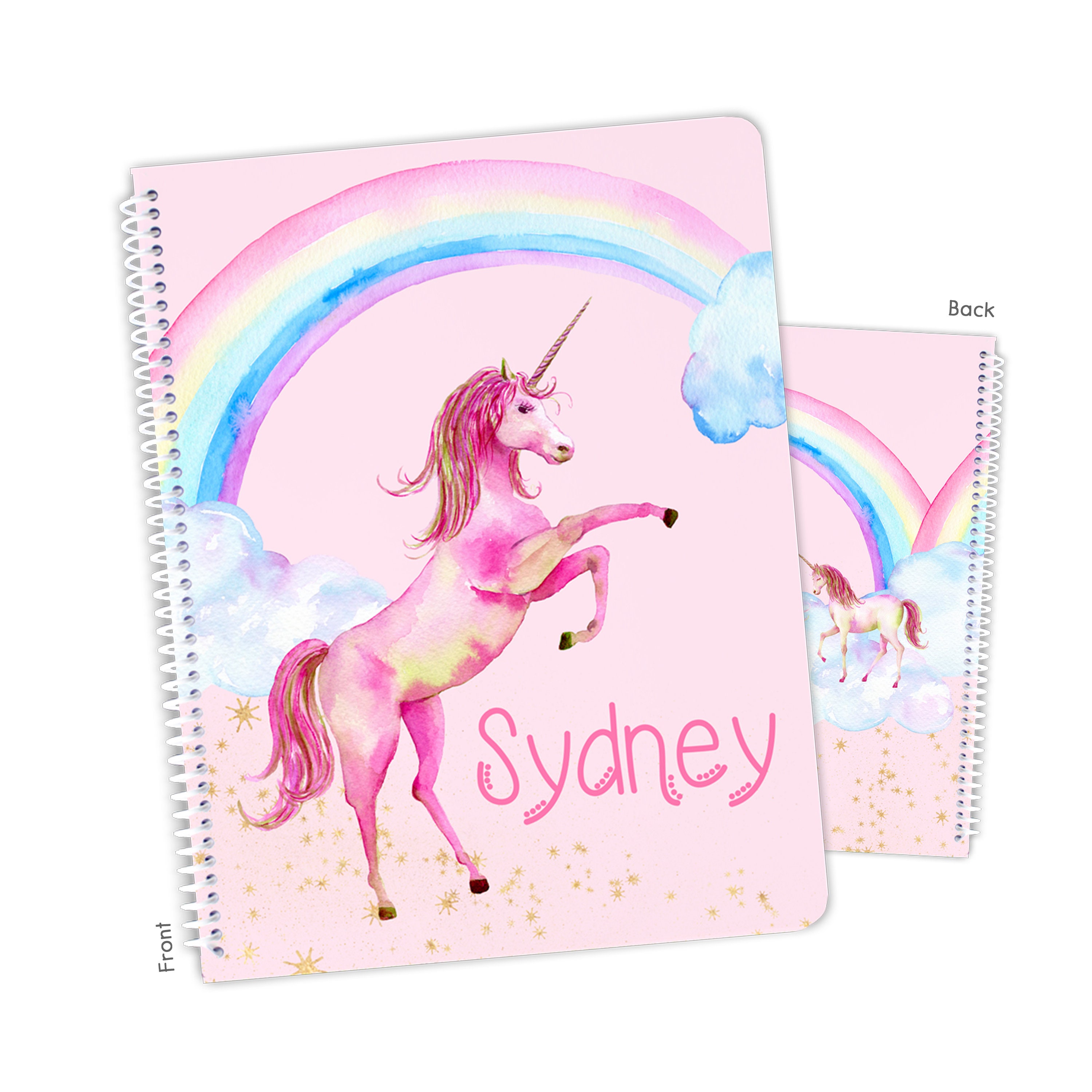 MAGICAL SKETCHBOOK: A Cute Unicorn Kawaii Large Sketchbook /140+ Pages of  8.5x11 With Blank Paper for Girls To Drawing (cute unicorn sketchbook for