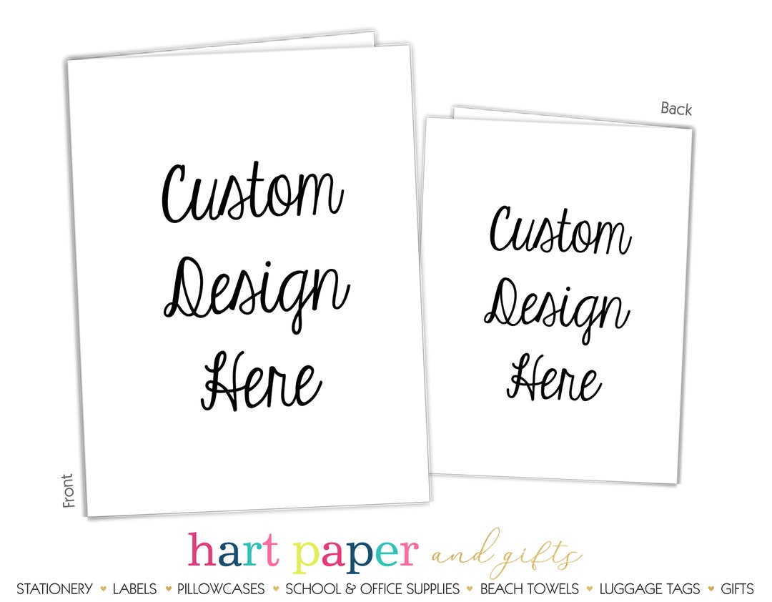 Create Your Own Custom Personalized Folder 2 Pocket Gift - Etsy