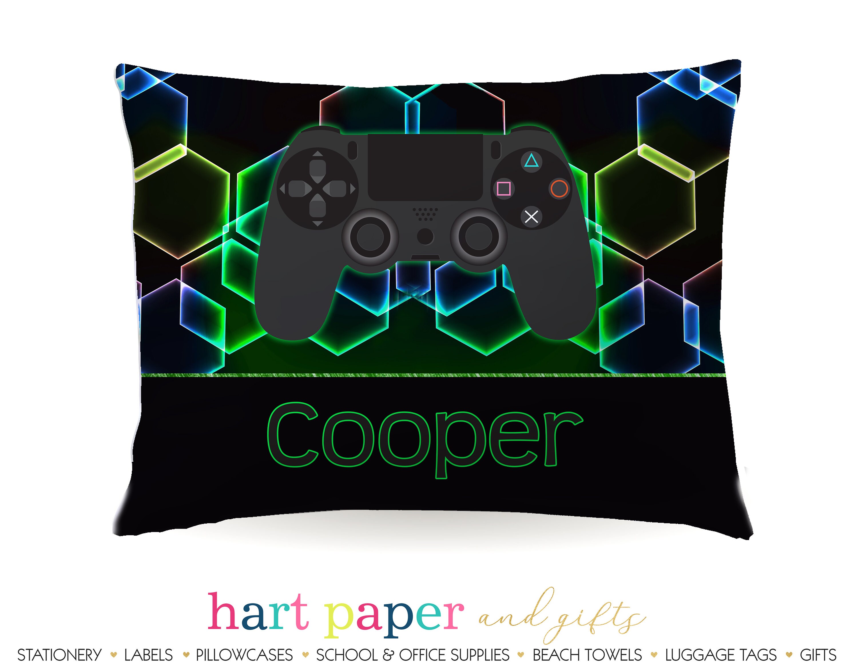 Personalized Video Game Gamer Pillowcase Custom Pillow Case Etsy