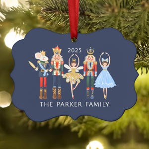 Nutcracker Ballet Ballerina Christmas Ornament • Personalized Custom Holiday • Gift Tree