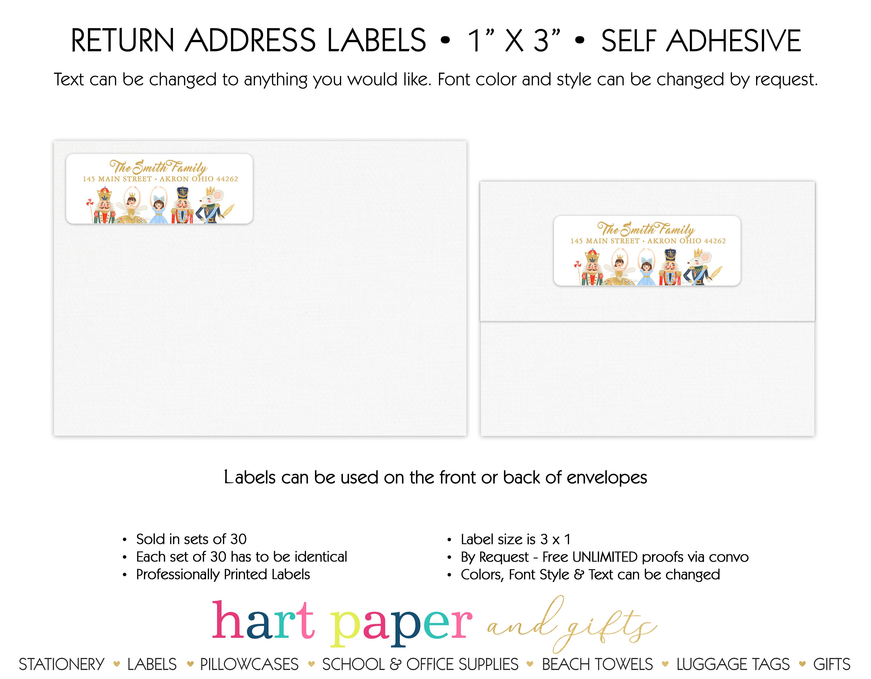 Adhesive address labels free