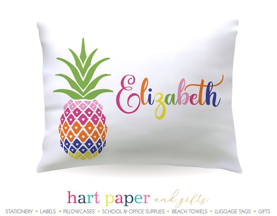 Pineapple Pillowcase Custom Pillow Case Personalised 'You Donut Know' Pillow
