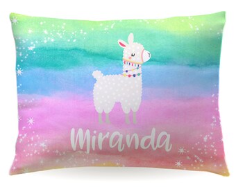 llama pillow case