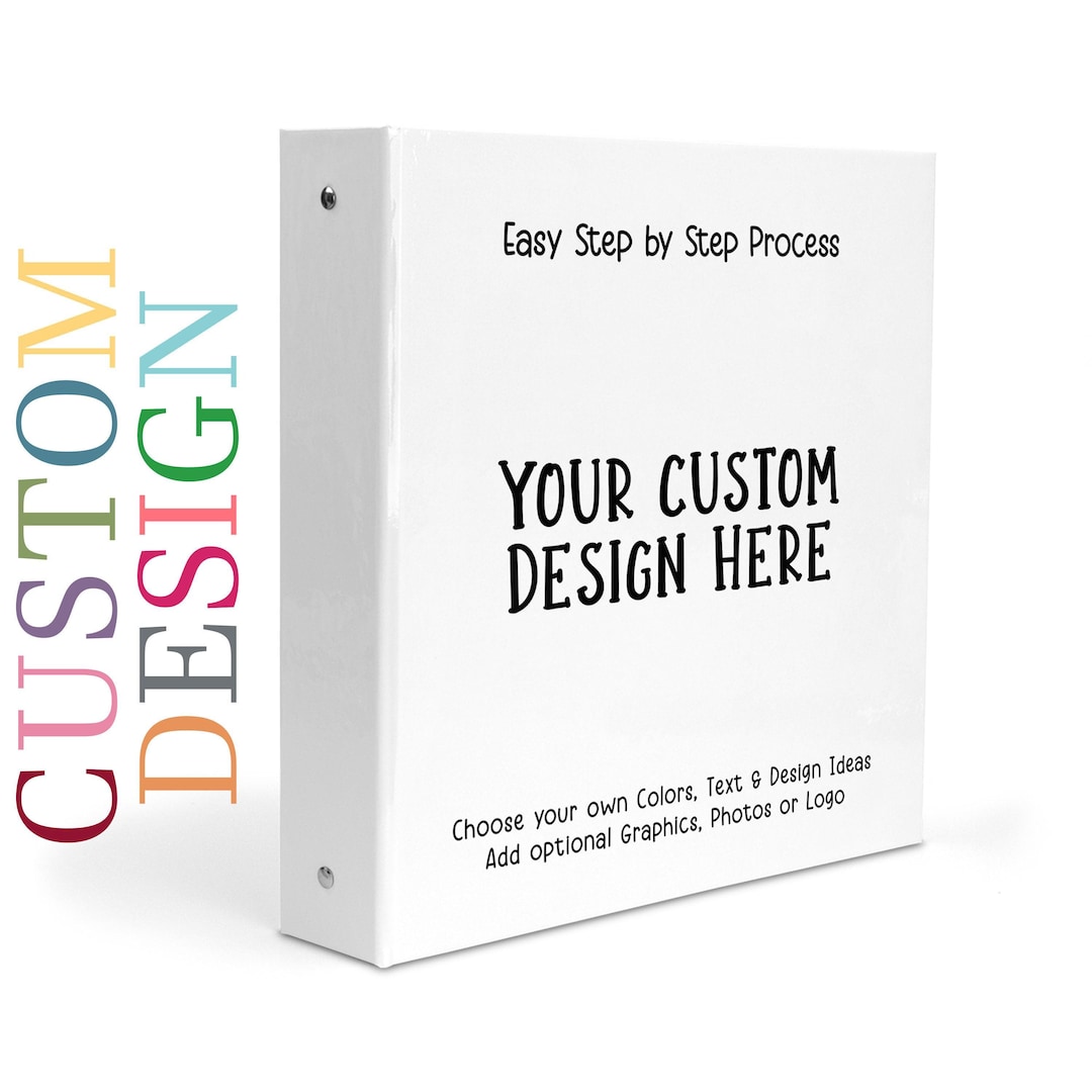 Create Your Own Custom 3 Ring Binder 2