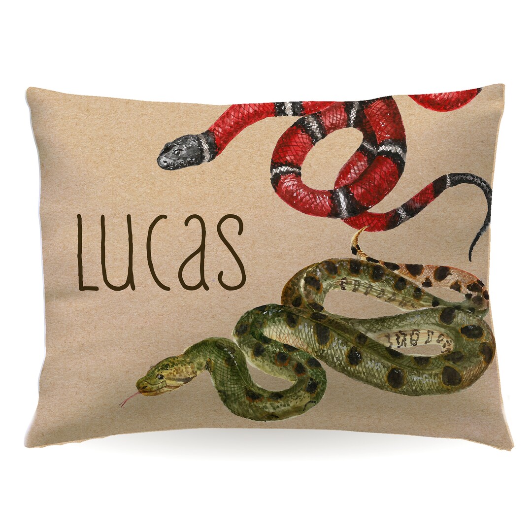 Personalized Snakes Reptiles Pillowcase Cobra Python Custom Etsy