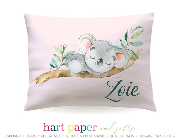 Personalized Koala Bear Pillowcase Personalized Koala Bear Pillowcase