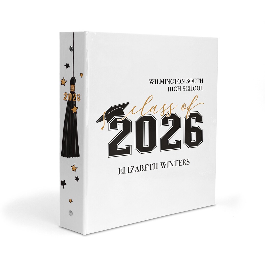 Binder Graduating Class Graduation Class of 2026 3 Ring Binder 2
