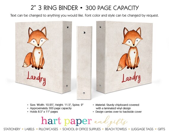 Animal ring binder deals