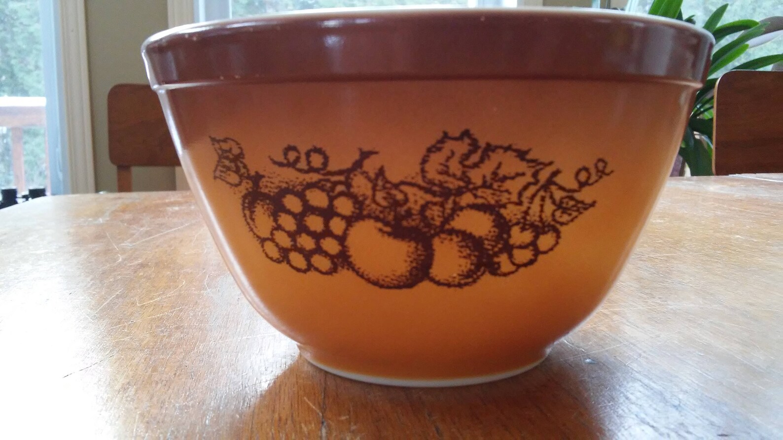 Vintage Pyrex 1 1/2 PT 750 Ml Fruit Design Small Mixing Bowl Etsy