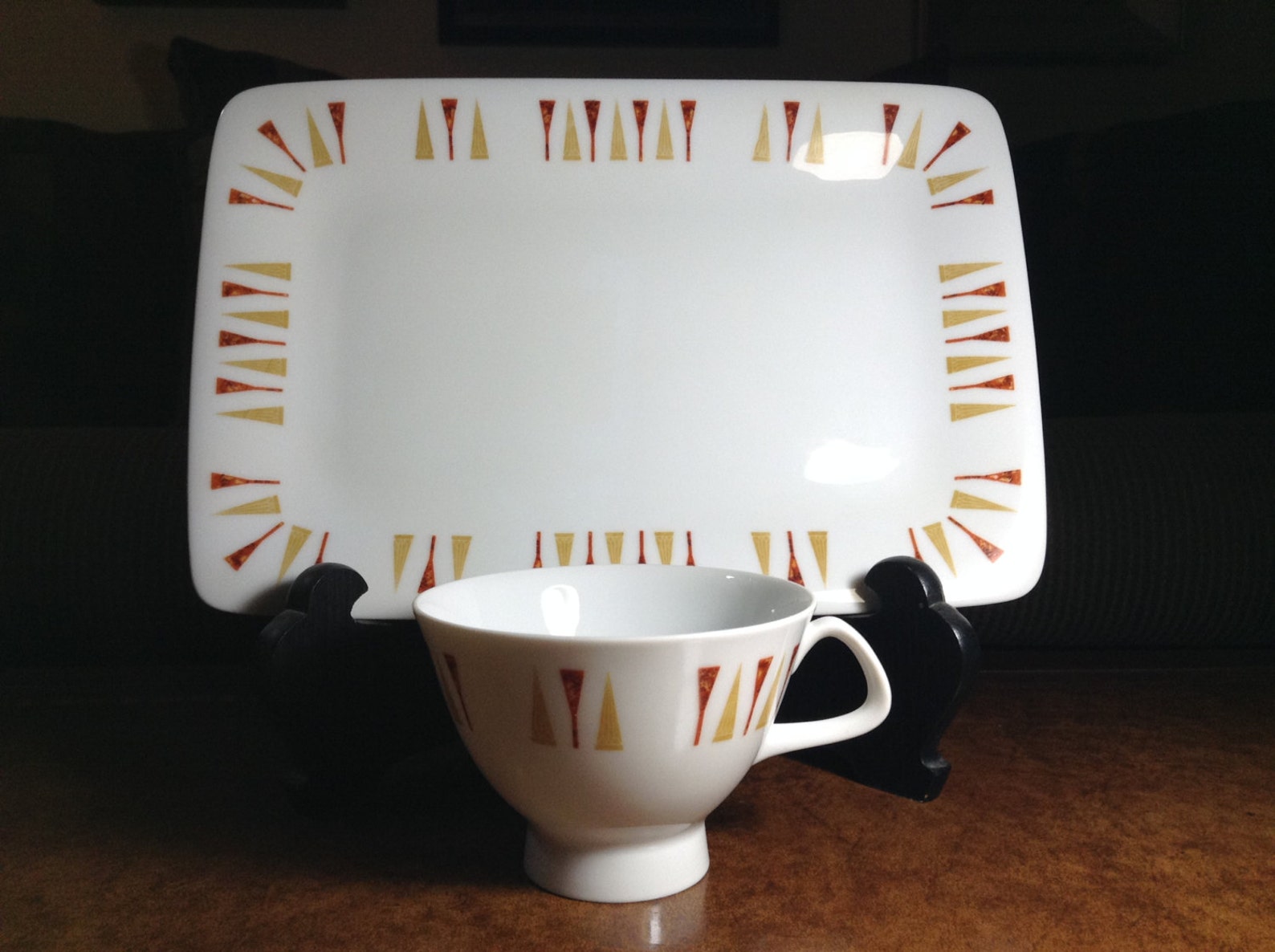Harmony House Fine China Sunburst 10 Rectangular Serving Etsy
