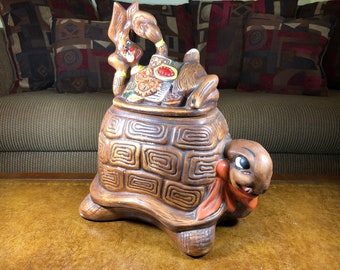 California Originals Tortoise and the Hare Cookie Jar