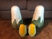 Corn On The Cob Salt and Pepper Shakers Extra Large Set and Small Set Sold Together 