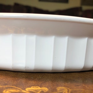 Corning Ware French White 10 Quiche F-3-B OR G-3-B image 9