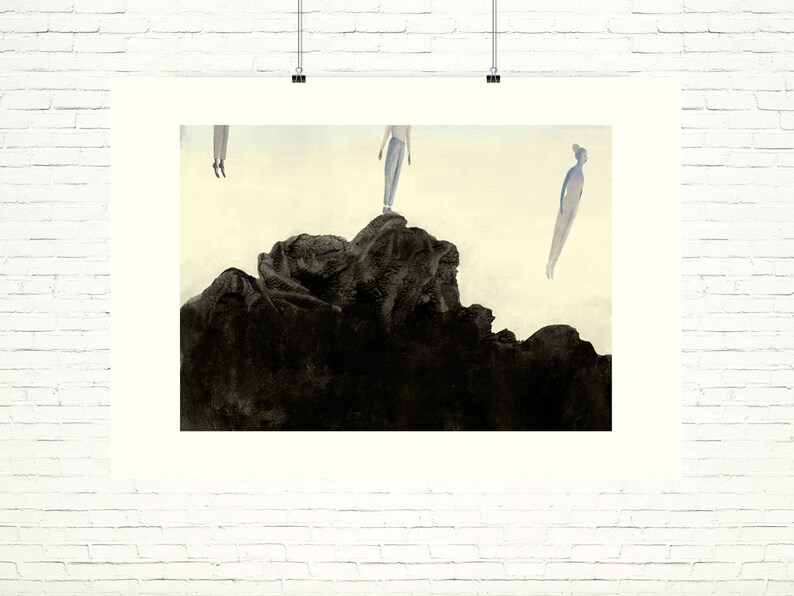 illustration Print gift idea illustration illustration print art digital printing home d\u00e9cor wall print nature