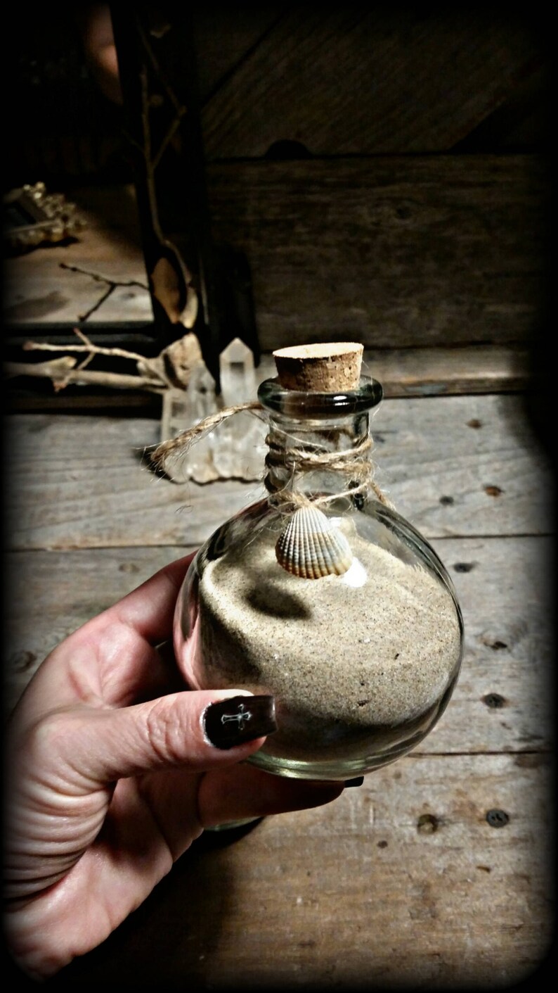 Beach Sand Glass Bottles Etsy