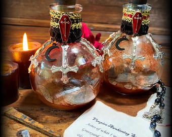 Vampiric Awakening Spell Bottle