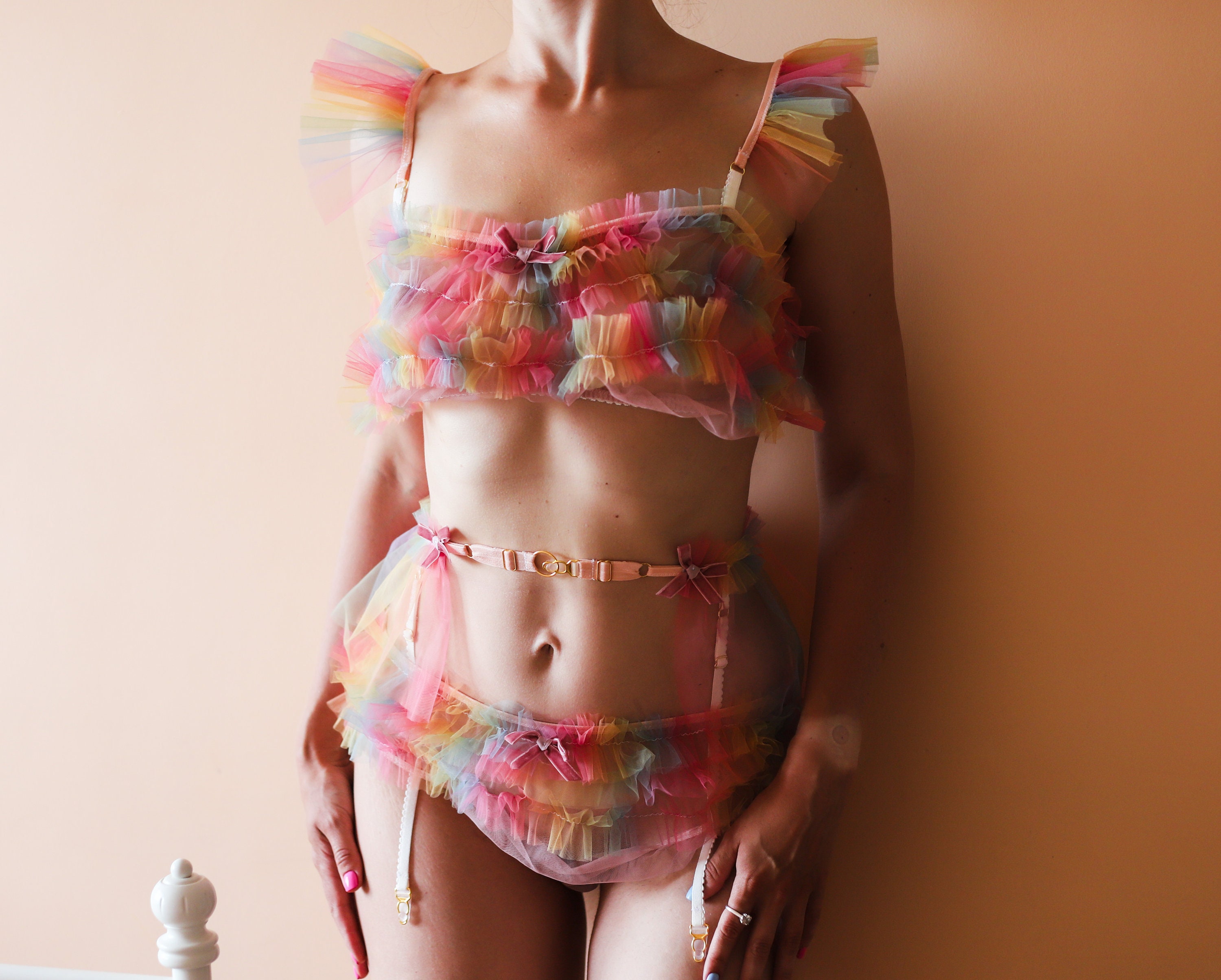 Frilly lingerie discount