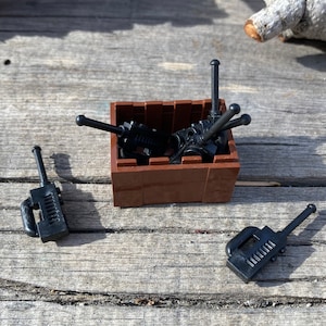 Crate of Radio Walkie Talkies, 6 Pack - Genuine LEGO® Accessory