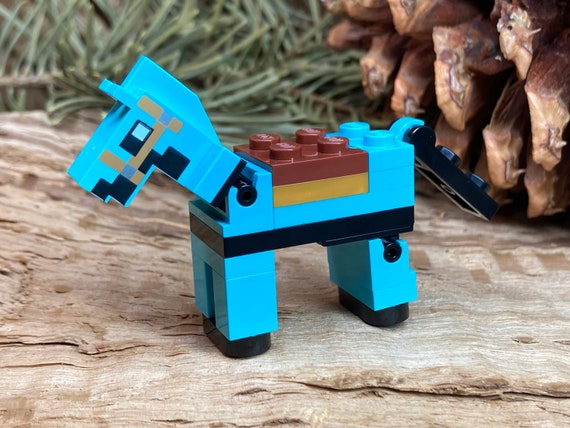 Medium Azure Horse Genuine LEGO® Animal - Kong