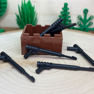 Crate of Black Spearguns, 6 Pack - Genuine LEGO® Accessory