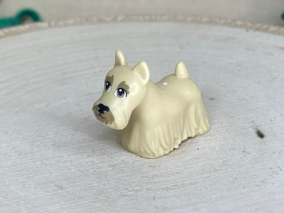 Tan Dog Terrier Scottish scottie With Dark Bluish Gray Eyes Dark Tan Eyebrows and Muzzle Genuine LEGO Animal Etsy UK