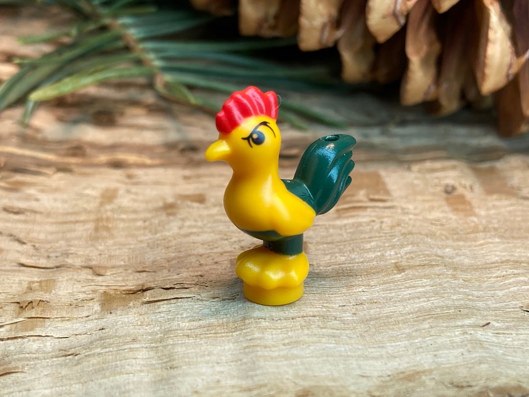 Pollo di Oceania con piume di coda verde scuro (Heihei) Disney: Oceania,  autentico animale LEGO® Italia