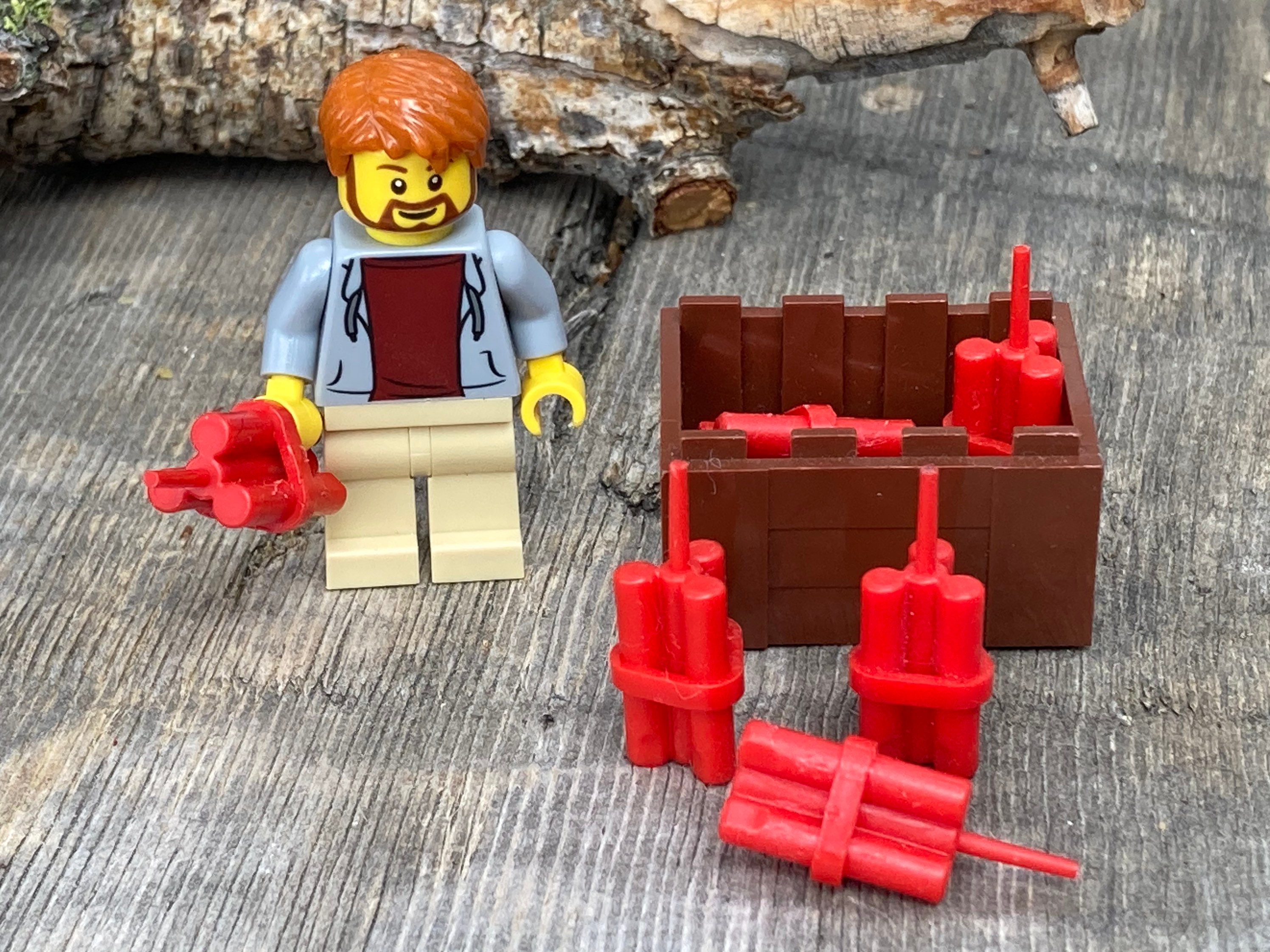 楽天mini レッド 箱付属品あり 動作確認済 LEGO® パーツ 4153878/6501669 コンテナ 木箱 3 x 4 x 1 2/3：[Red