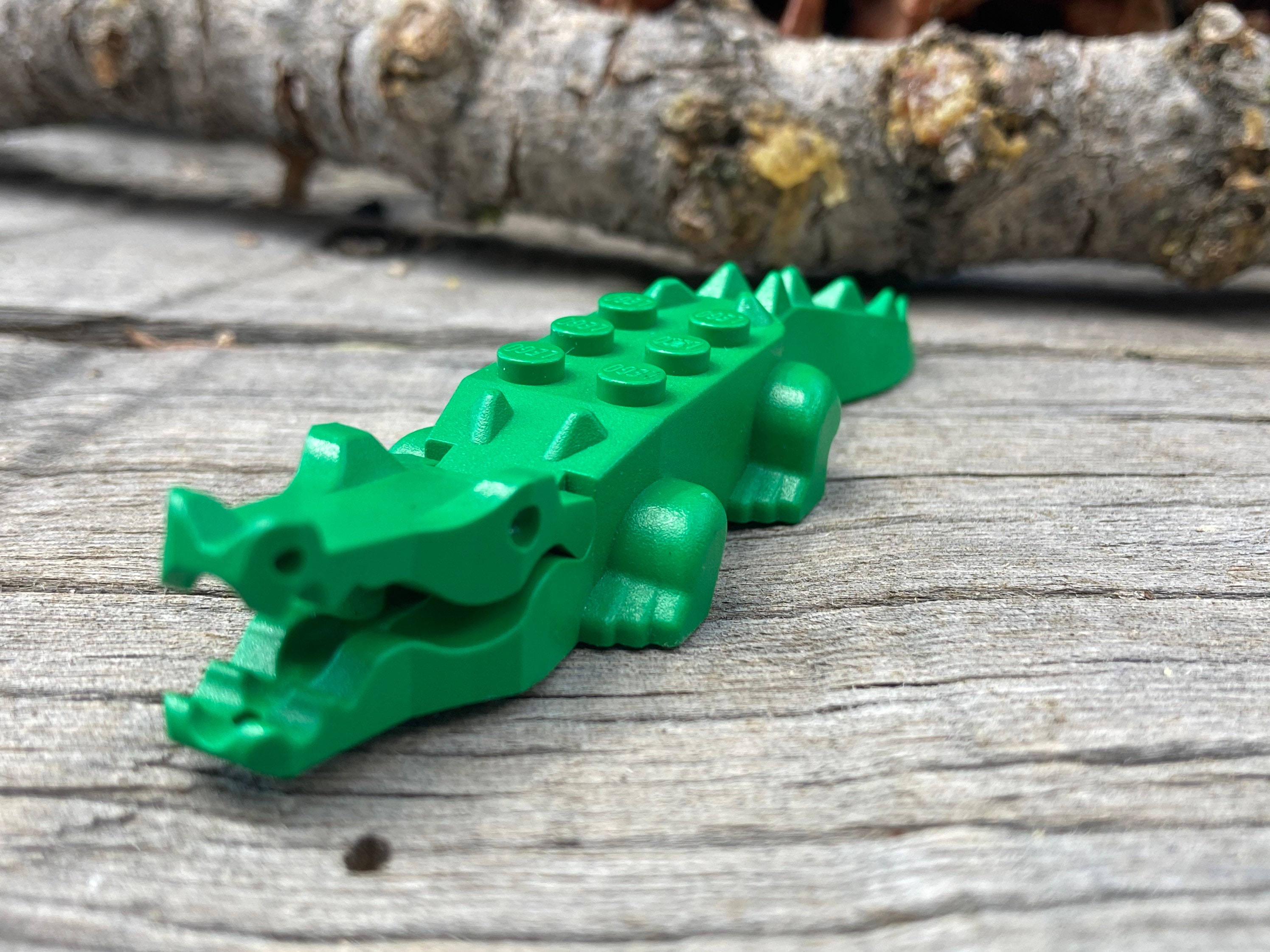 Bau & Konstruktions Minifiguren Spielzeug Lego Minifigure Animal Sea Alligator Green LA1859727 Bau & Konstruktions Minifiguren Spielzeug Lego Minifigure Animal Sea Alligator Green LA1859727